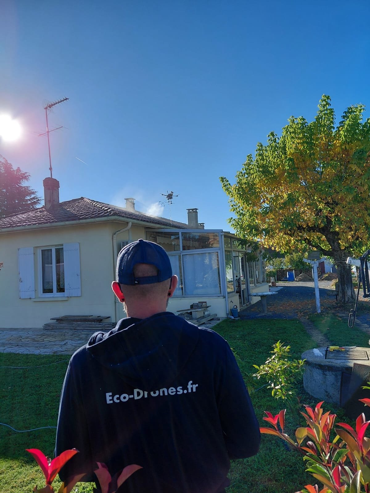 Intervention Eco Drones sur bâtiment en Nouvelle-Aquitaine
