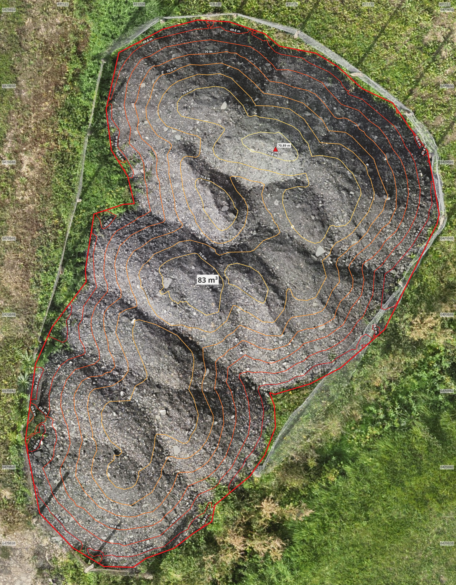 Relevés de données et cubature par drone en Nouvelle-Aquitaine