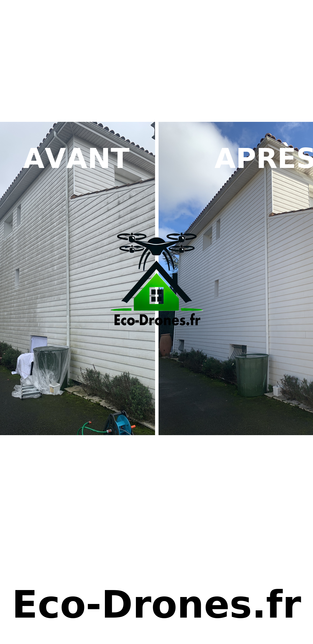 Avant après nettoyage de façades en Nouvelle-Aquitaine : résultat d’un entretien de façade