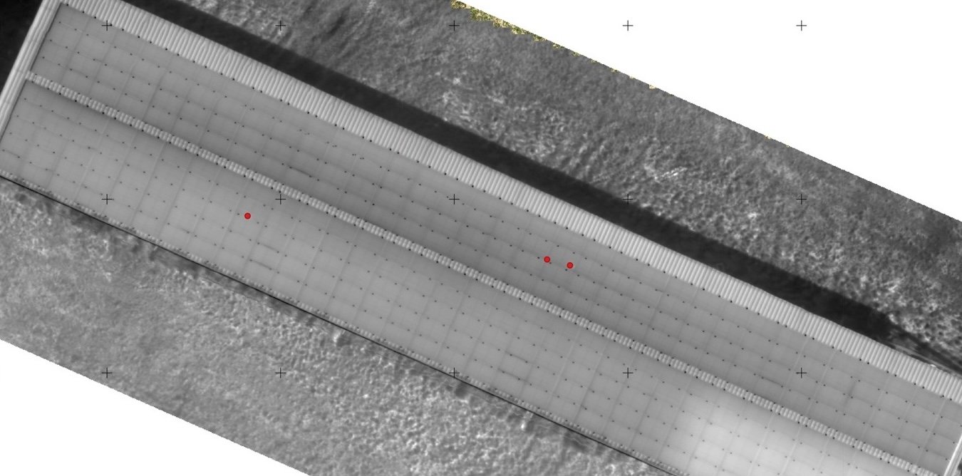 Thermographie par drone d’un bâtiment agricole